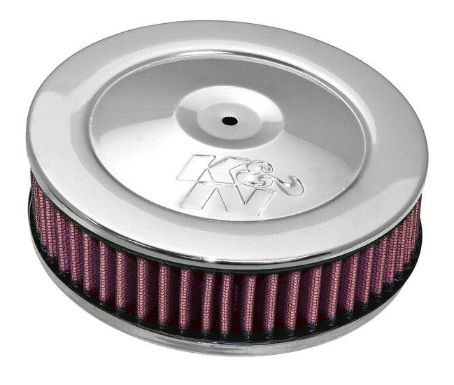 K&N - Round Air Filter Assembly - 2-5/16"FLG; 7"D; 3"H ASSY. W/VENT (60-1010)
