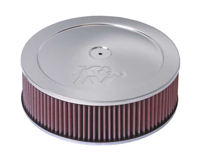K&N - Round Air Filter Assembly - 5-1/8"FLG, 11"OD, 4-3/4"H, W/VENT (60-1180)