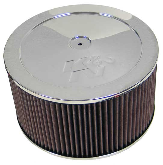 K&N - Round Air Filter Assembly - 5-1/8"FLG, 11"OD, 7-1/4"H (60-1220)