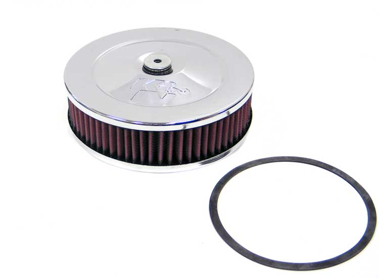 K&N - Round Air Filter Assembly - 5-1/8"FLG 7"PD 3"H V/S - SHORT (60-1320)