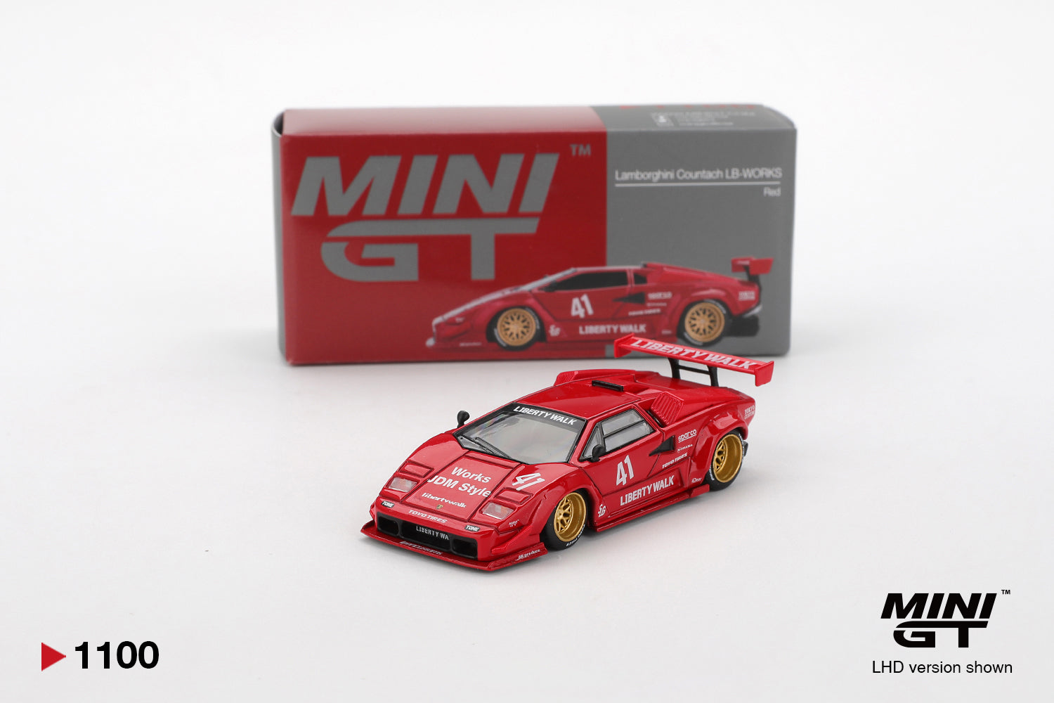 Mini GT - 1/64 Lamborghini Countach  LB Works RED