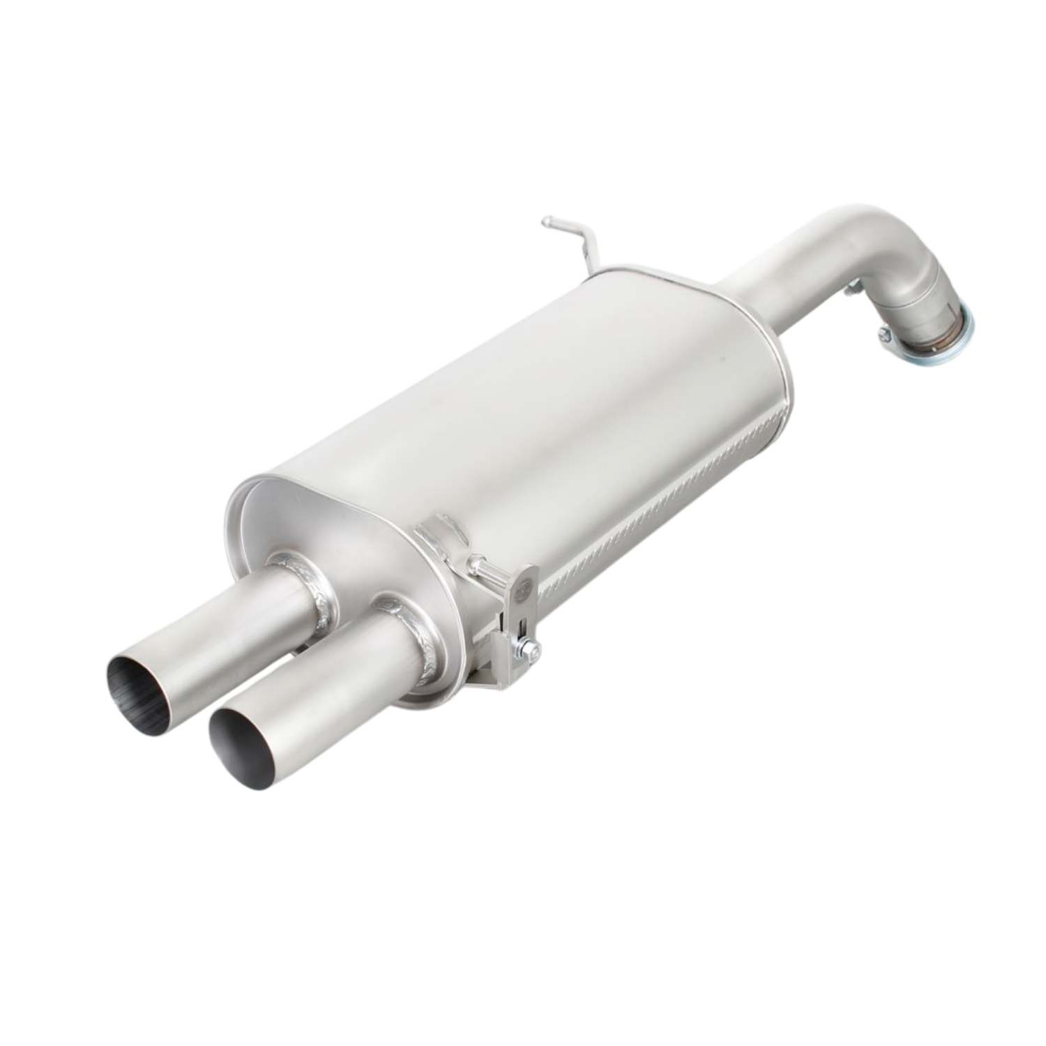 Sport Exhaust System for Ford Fiesta JA8 Racing | 2x 84mm Street Race Chrome Tips