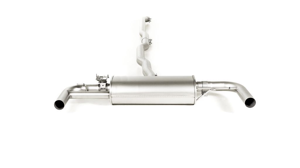 Sport Exhaust System for Mini Cooper S F54 2x 102mm Chrome Rolled Edge Tips | Sound Controller