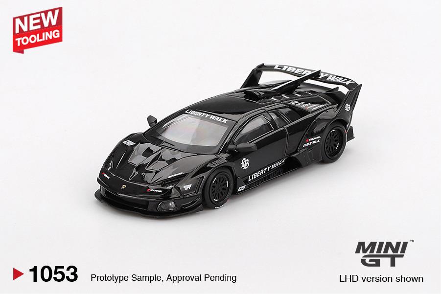 Mini GT - 1/64 Lamborghini Murcielago GT EVO Silhoutte BLACK