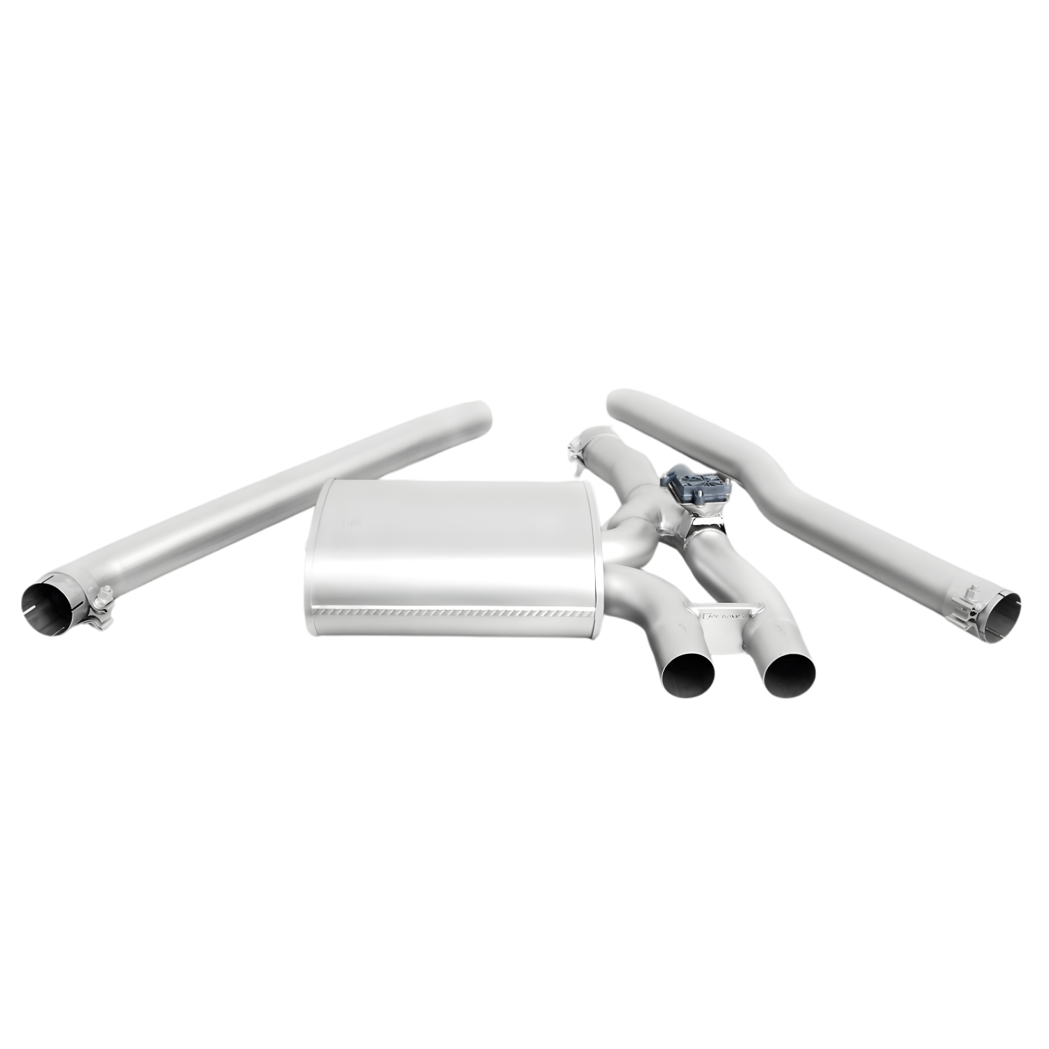 Cat-Back System for Cooper F57 & John Cooper Works F56 2x 102mm Chrome Straight Cut Tips
