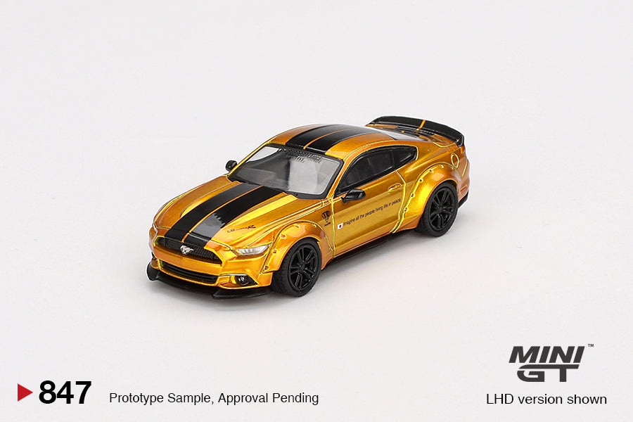 Mini GT - 1/64 LB-WORKS FORD MUSTANG LB Gold