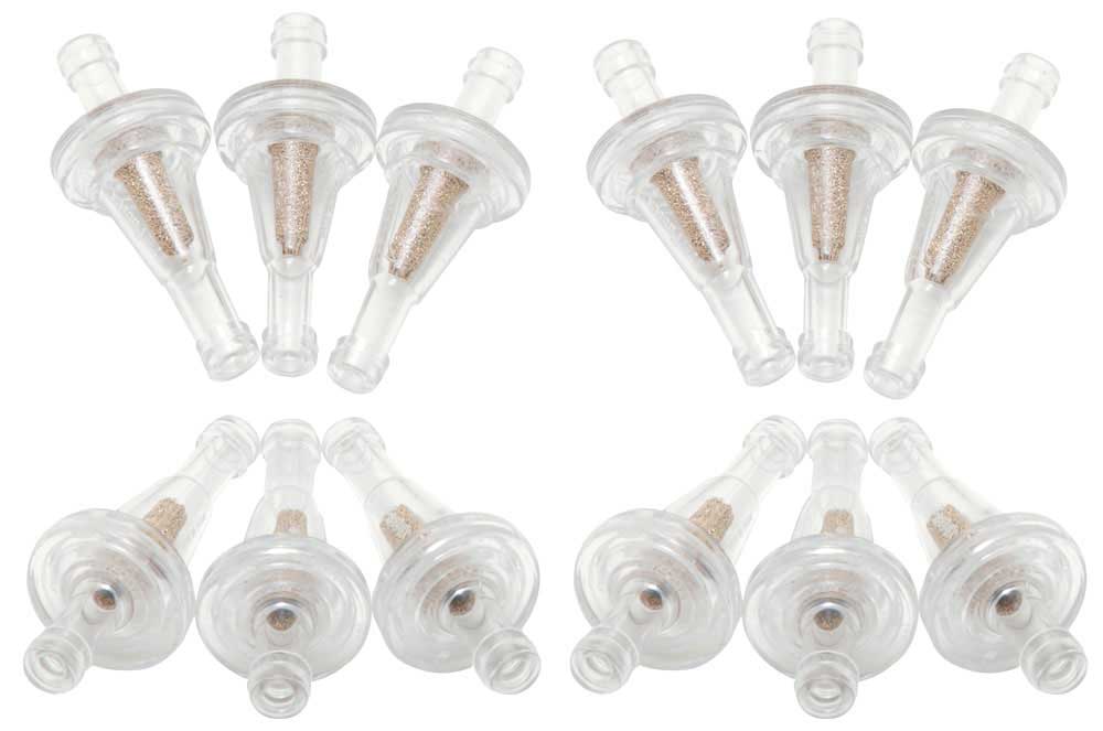 K&N - Sintered Porous Bronze Fuel Filter - (12) FUEL FILTER,1/4"FLG,1.25L (81-0220)