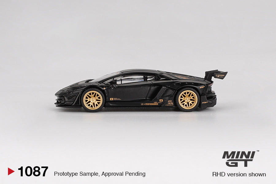 Mini GT - 1/64 Lamborghini Aventador LB WORKS Limited Edition MATTE BLACK 2025