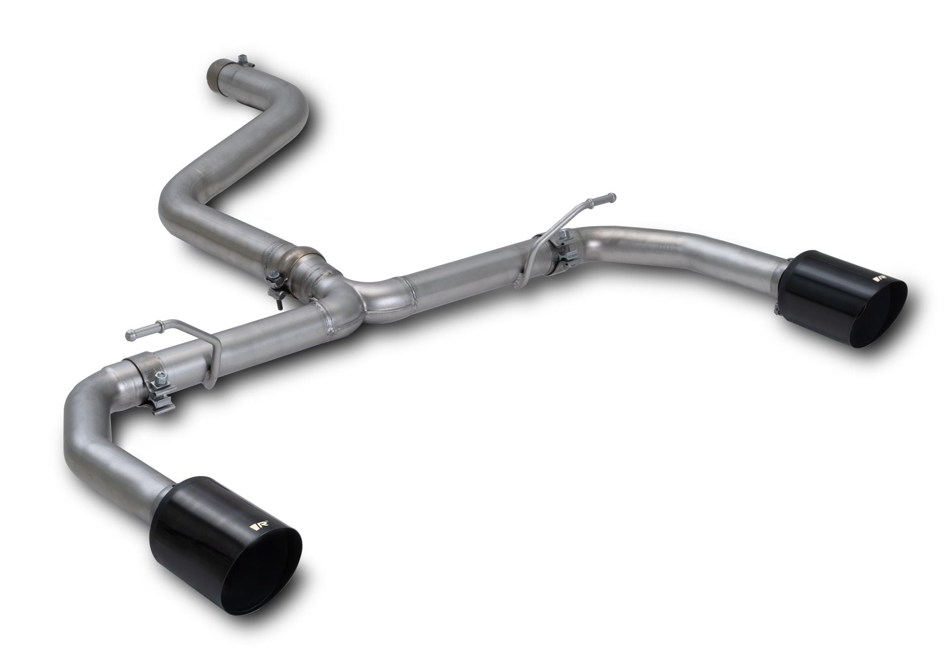 Axle-Back-System for FORD Focus MK4 DEH ST Racing Sport Silencer | 2x 115mm Chrome Engraved Tips