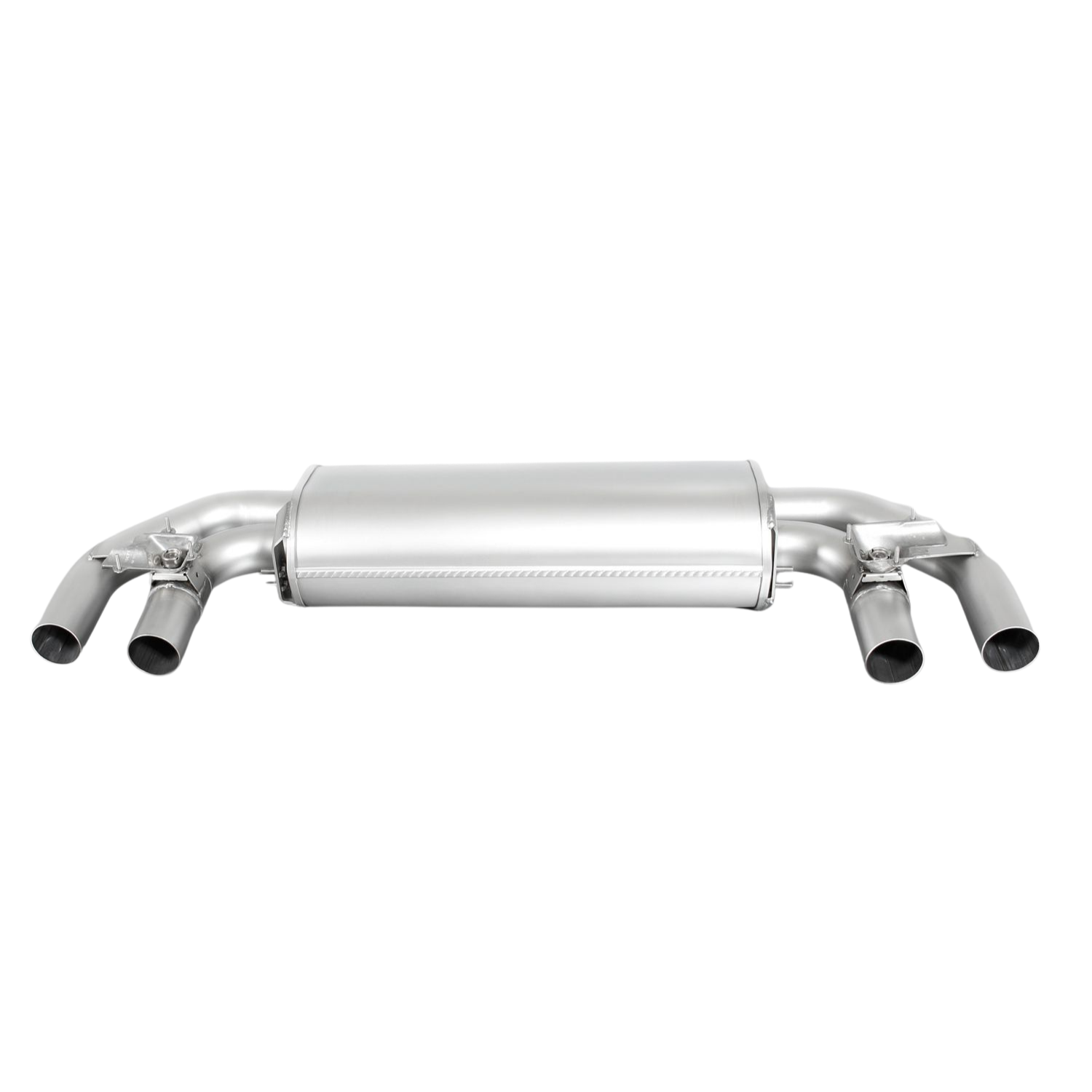 Sport Exhaust System for VW Golf 7 AU 4x 98mm Street Race Chrome Tips
