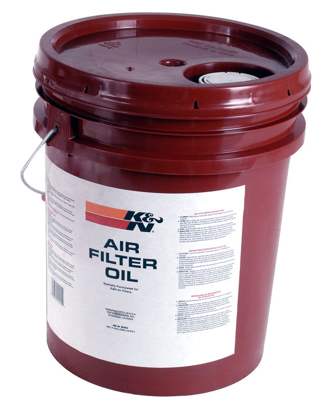K&N - Air Filter Oil - 5 gal - FILTER OIL; 5 GALLON PAIL (99-0555)