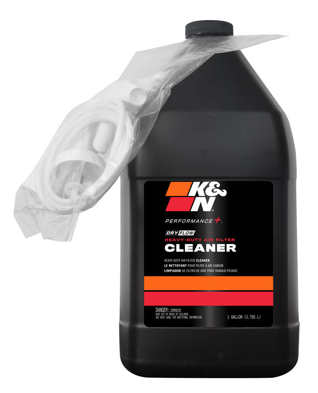 K&N - Heavy Duty Filter Cleaner, DryFlow 1 gal, 128 oz - CLEANER; H/D DRYFLOW 1 GAL, 128 OZ (99-0638)