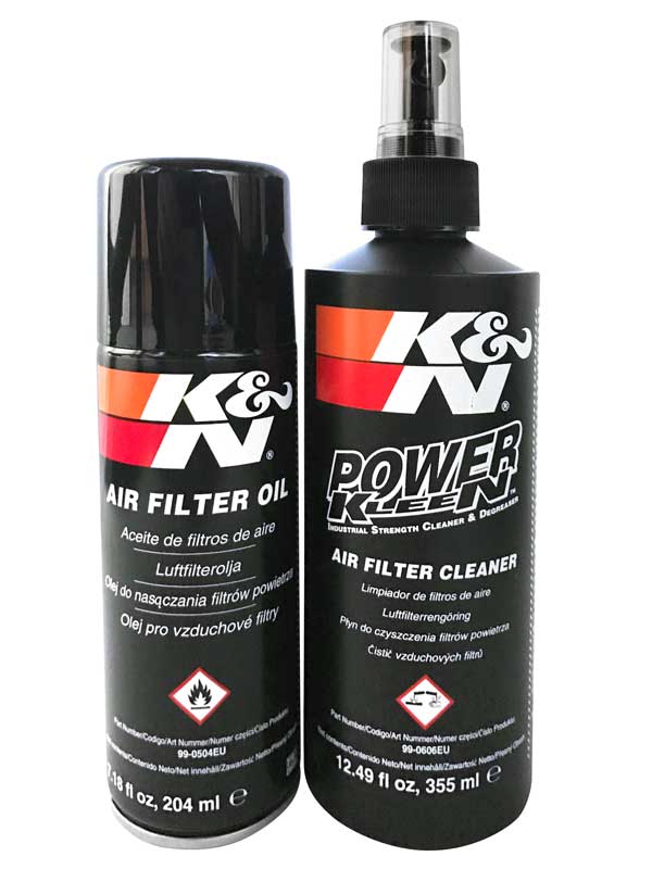 K&N - Filter Care Service Kit Aerosol - International - RECHARGER KIT; AEROSOL OIL (EN/ES/SE/PL/CZ) (99-5000EU)