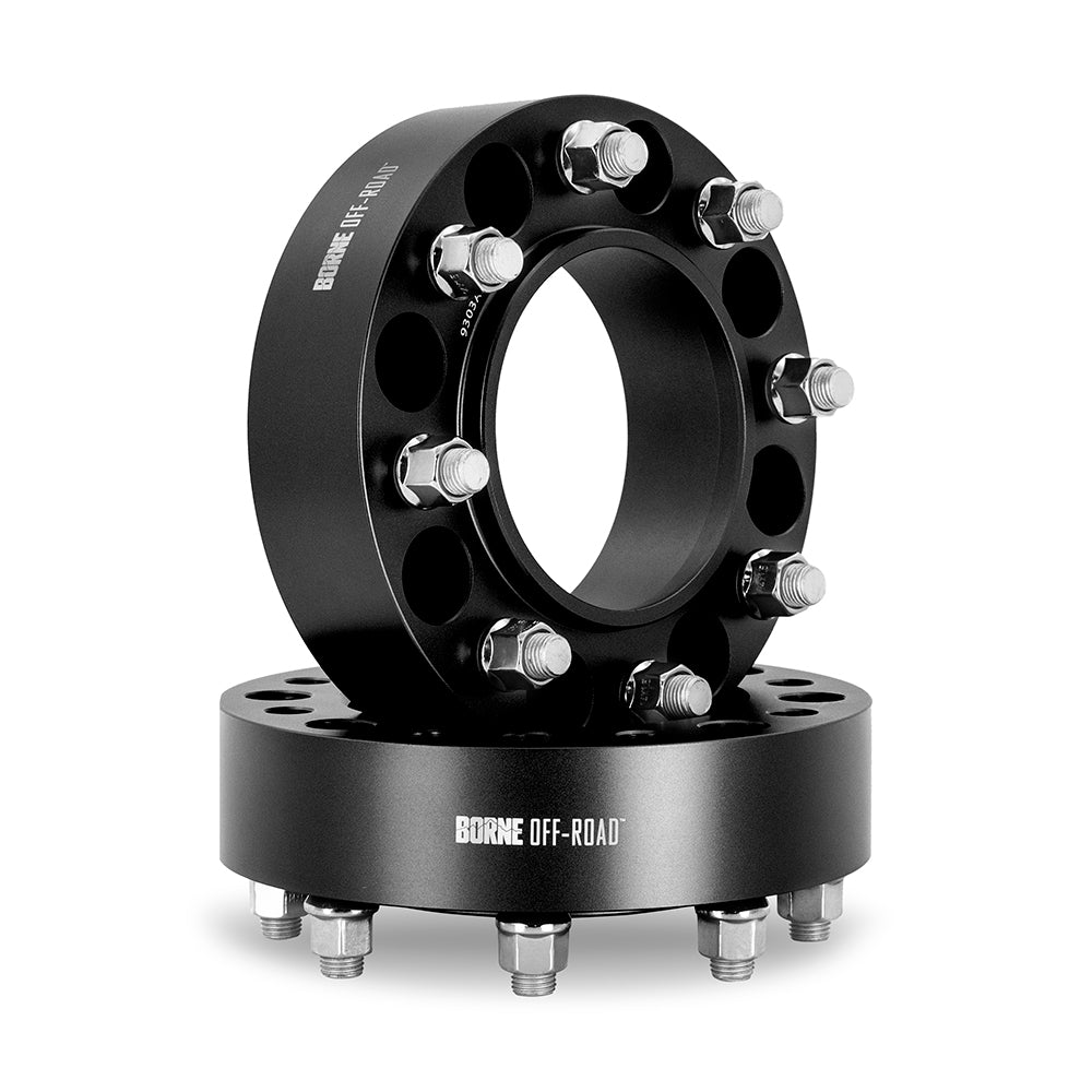 Borne Off-Road Wheel Spacers, 6x139.7, 93.1, 30, M12, Black