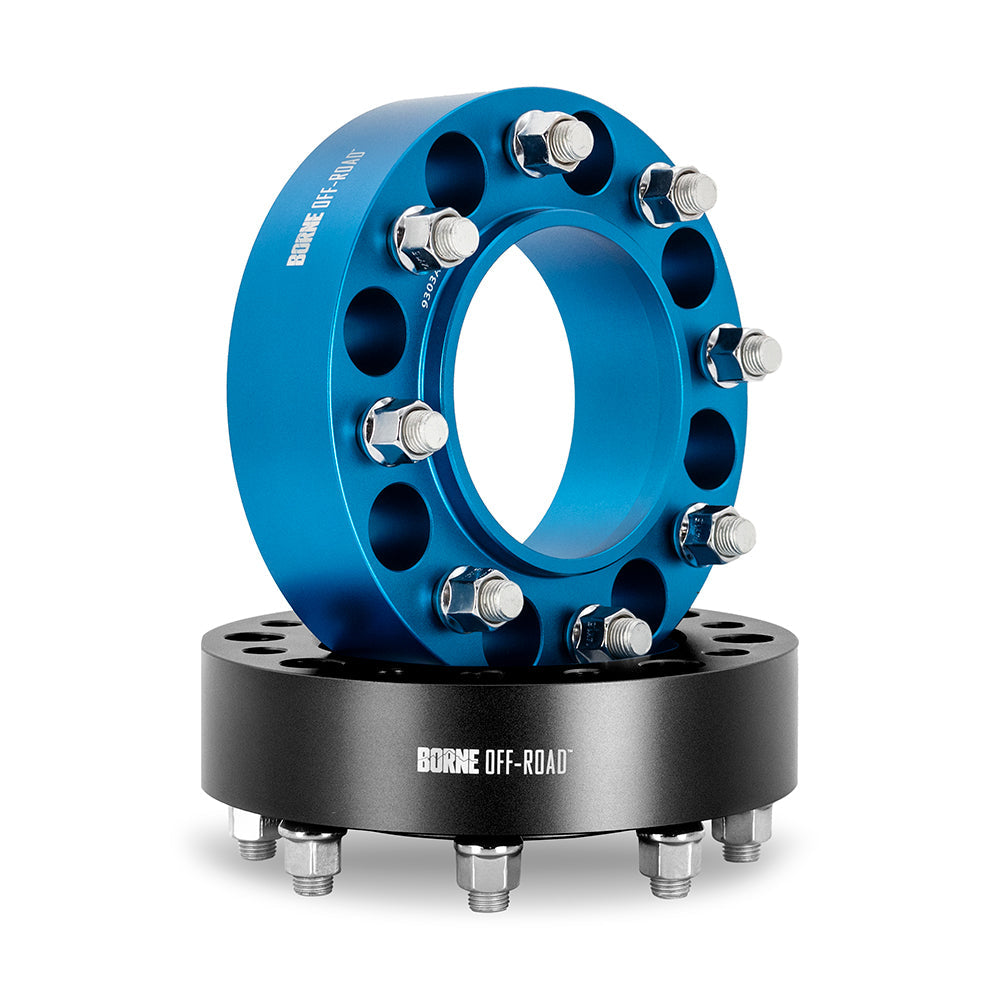 Borne Off-Road Wheel Spacers, 8X165.1, 121.3, 50, M14, Blk