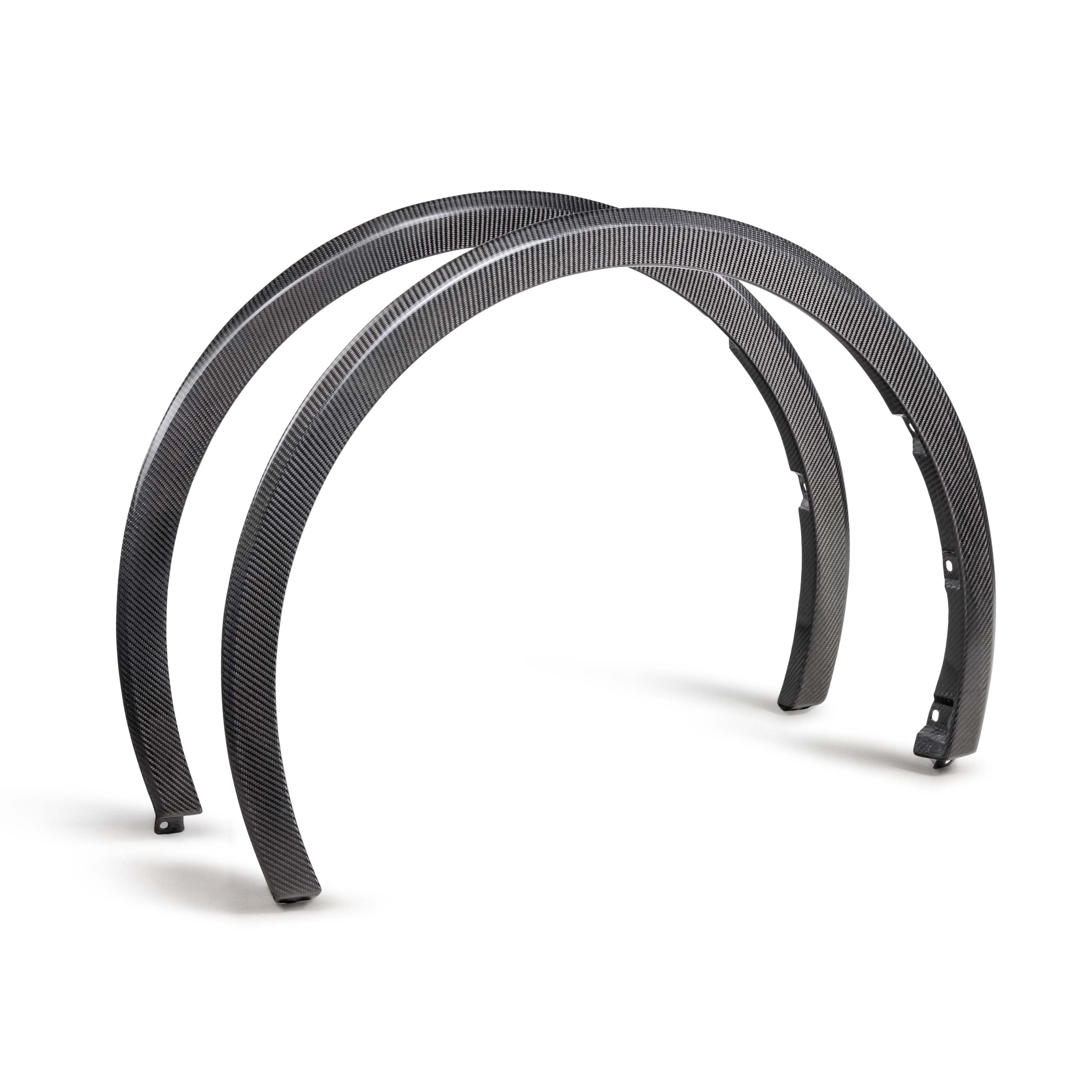 Carbon fiber front fender trim for 2023-2024 Toyota Prius
