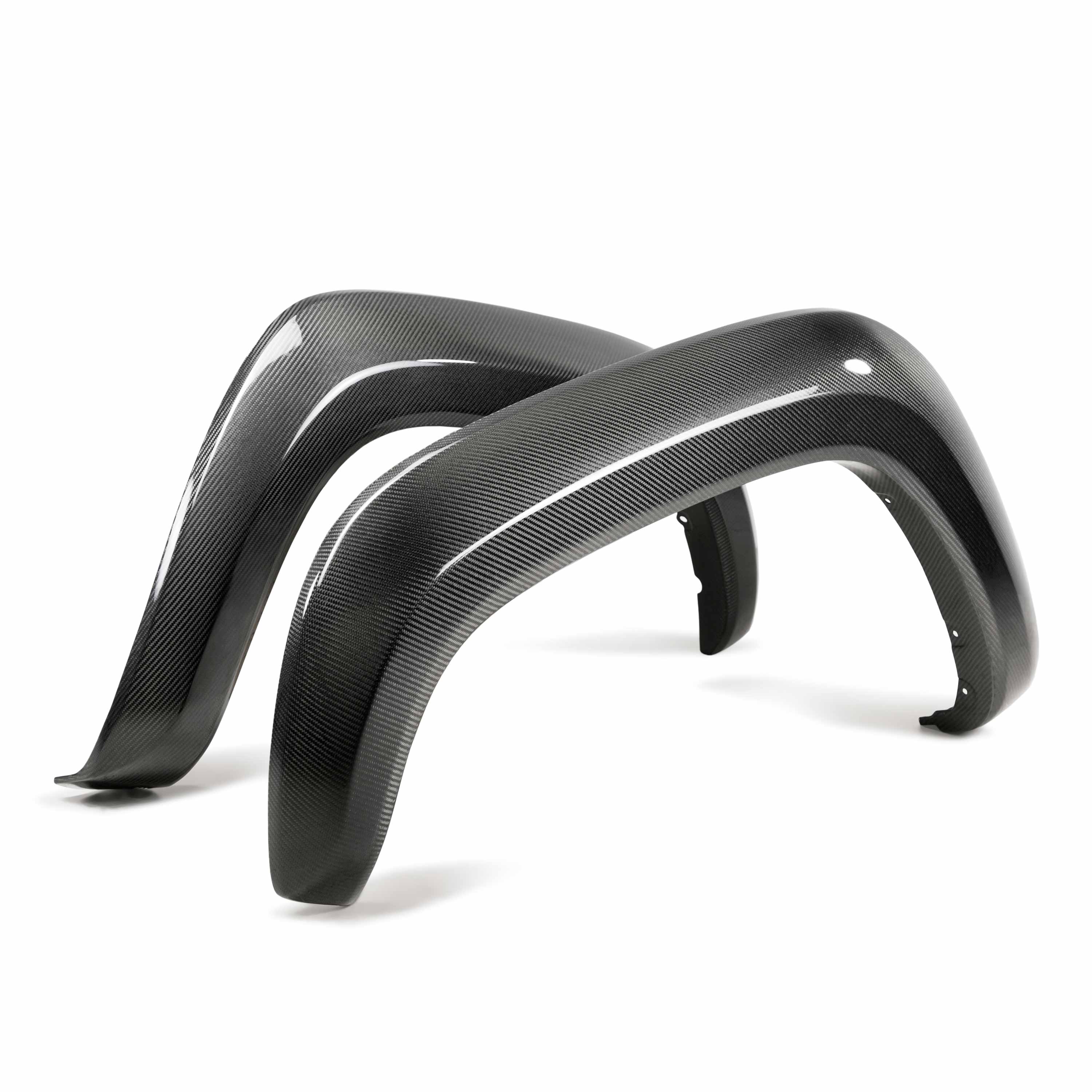 Carbon fiber front fender flares for 2016-2023 Toyota Tacoma TRD PRO only