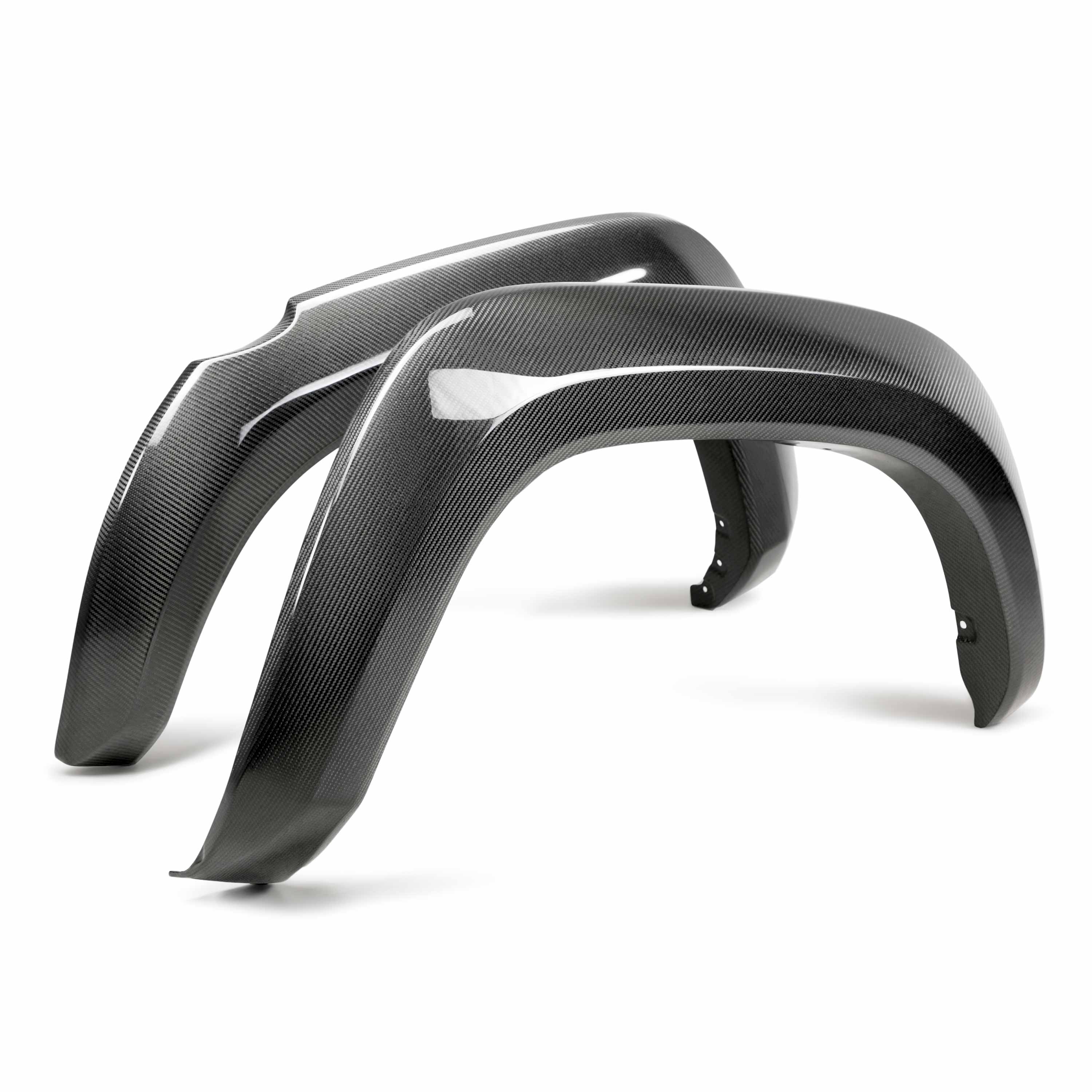 Carbon fiber rear fender flares for 2016-2023 Toyota Tacoma