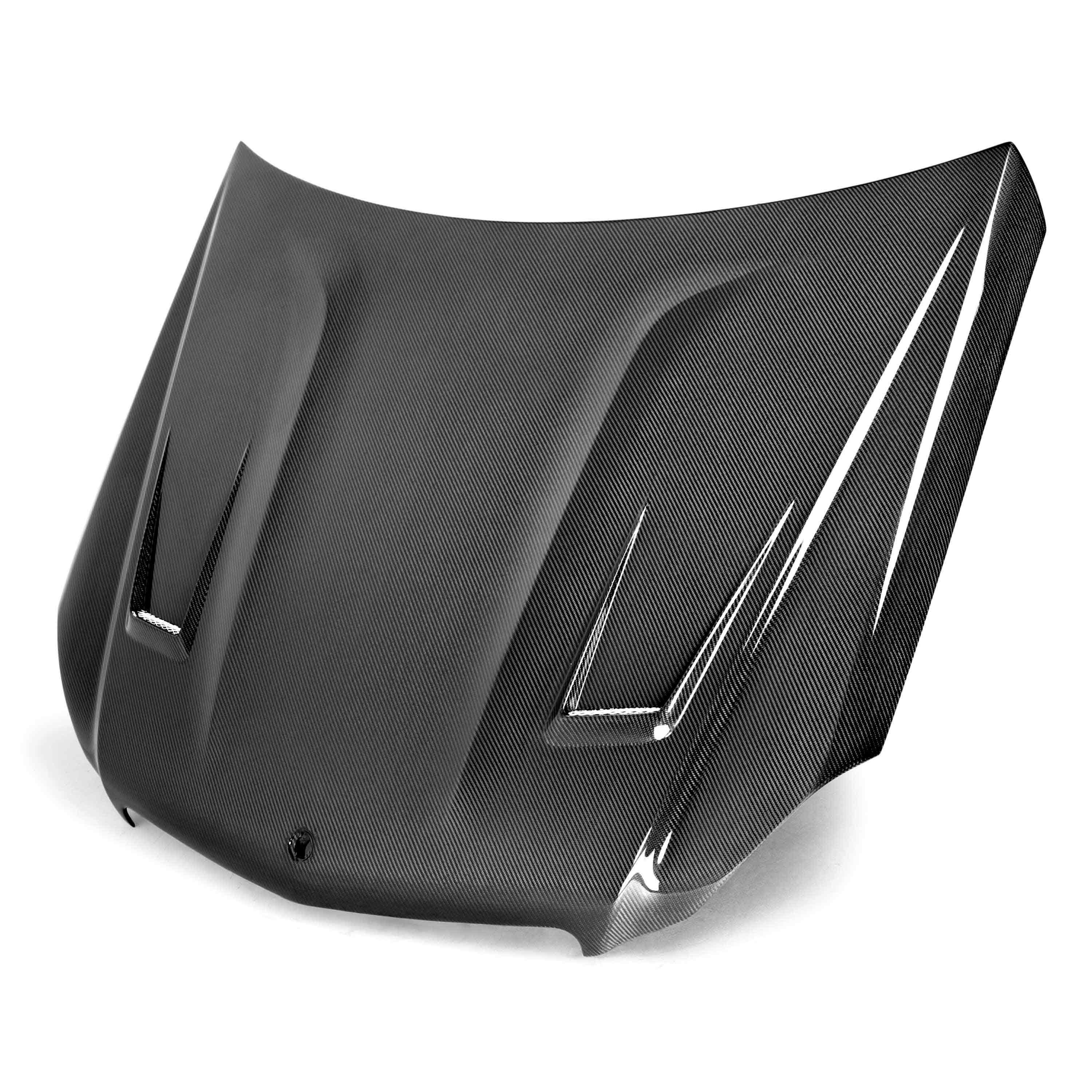 GT-style carbon fiber hood for 2012-2014 Mercedes Benz C-class (Does not fit C-63)