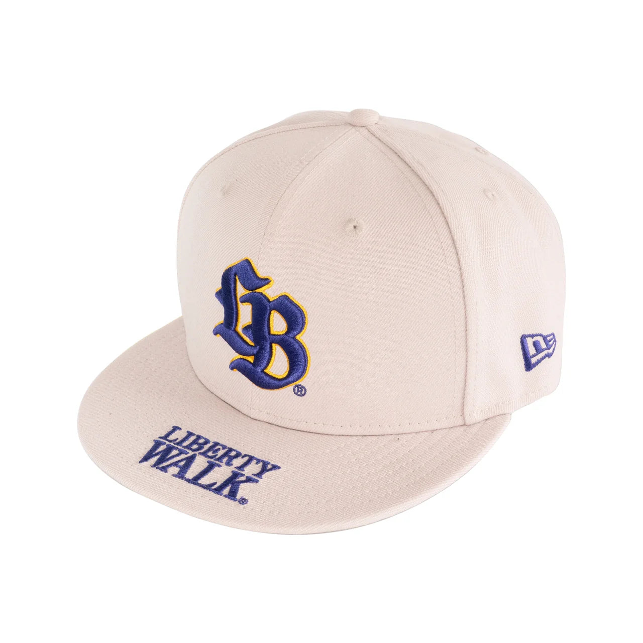 NEWERA 9FIFTY LB CAP Liberty Walk front Logo Stone x Blue