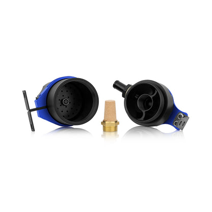 Baffled Oil Catch Can Blue Mishimoto