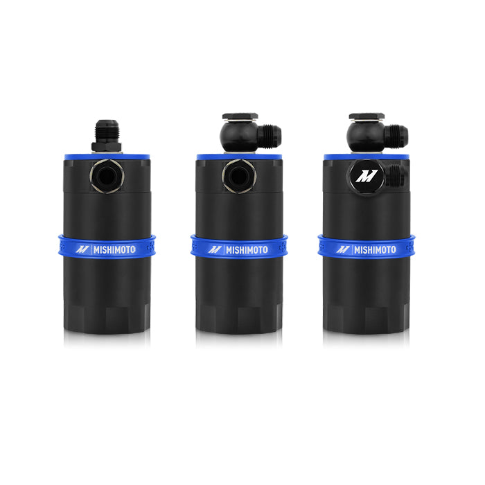 Baffled Oil Catch Can Blue Mishimoto