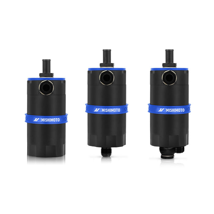 Baffled Oil Catch Can Blue Mishimoto