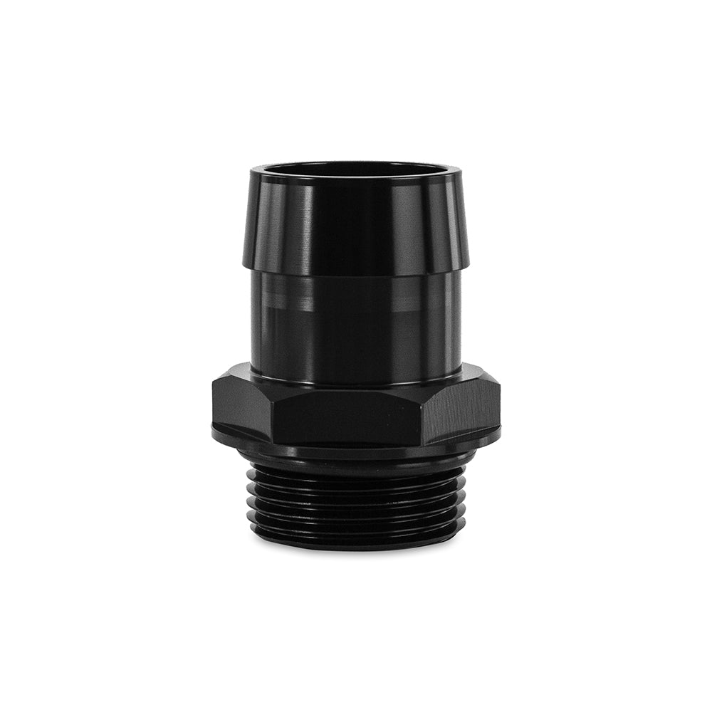 '-16ORB to 1 1/4" Hose Barb Aluminum Fitting, Black