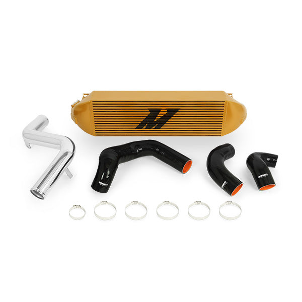 Ford Focus ST 13-18 Intercooler Kit Gold w/ Polished Pipes Mishimoto