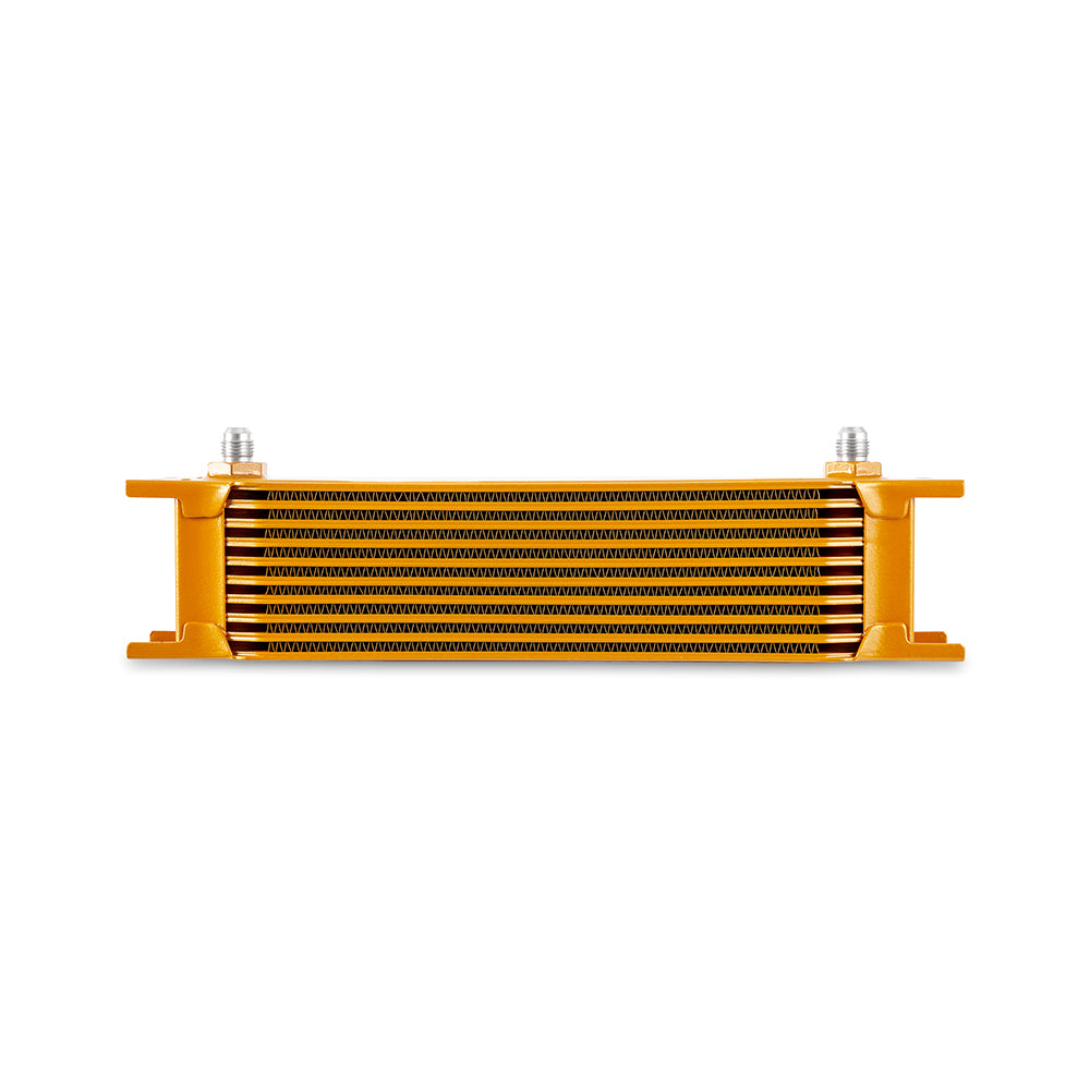 Universal 6AN 10 Row Oil Cooler Gold Mishimoto