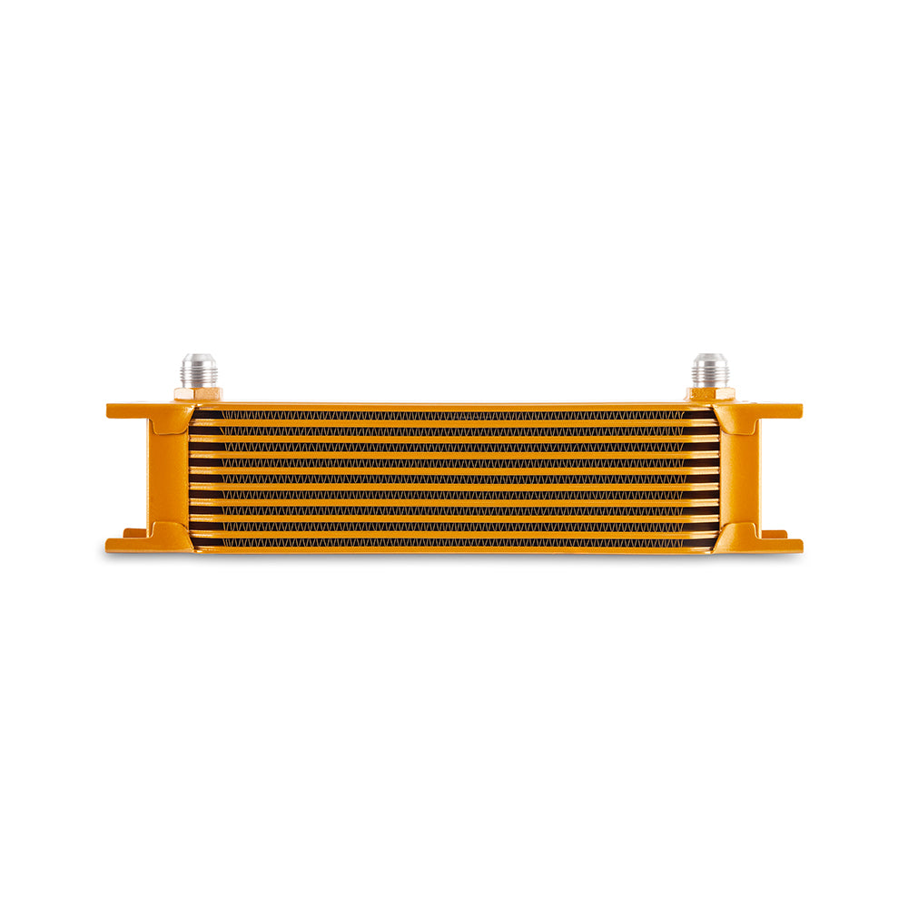 Universal 8AN 10 Row Oil Cooler Gold Mishimoto