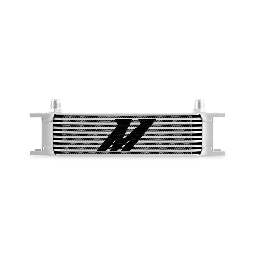 Universal -8AN 10 Row Oil Cooler Silver Mishimoto