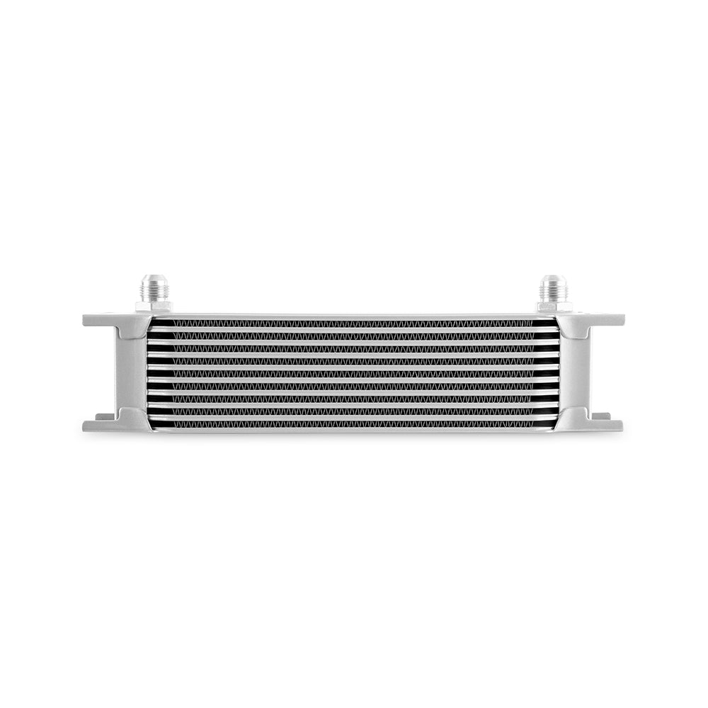 Universal -8AN 10 Row Oil Cooler Silver Mishimoto