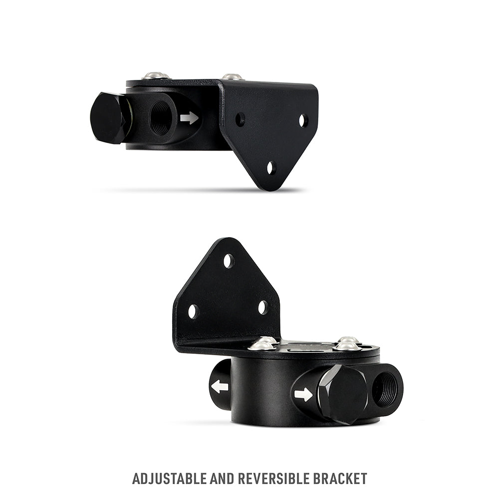 Remote Oil Filter Head 3/4"-16 Thread Black Mishimoto