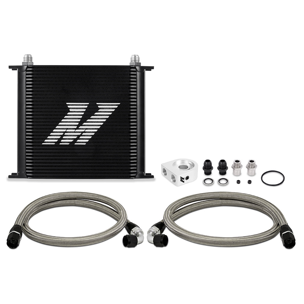 Universal Oil Cooler Kit 34-Row Black Mishimoto