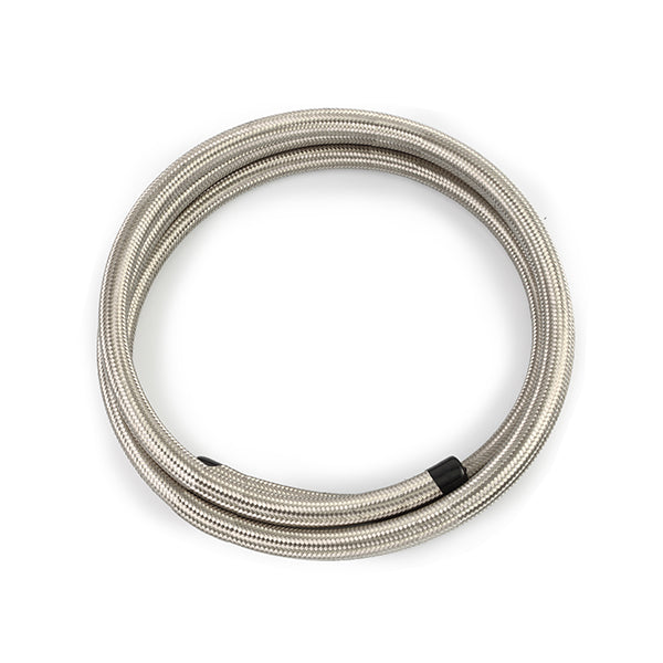 Braided -6AN 10Ft. Hose, Stainless