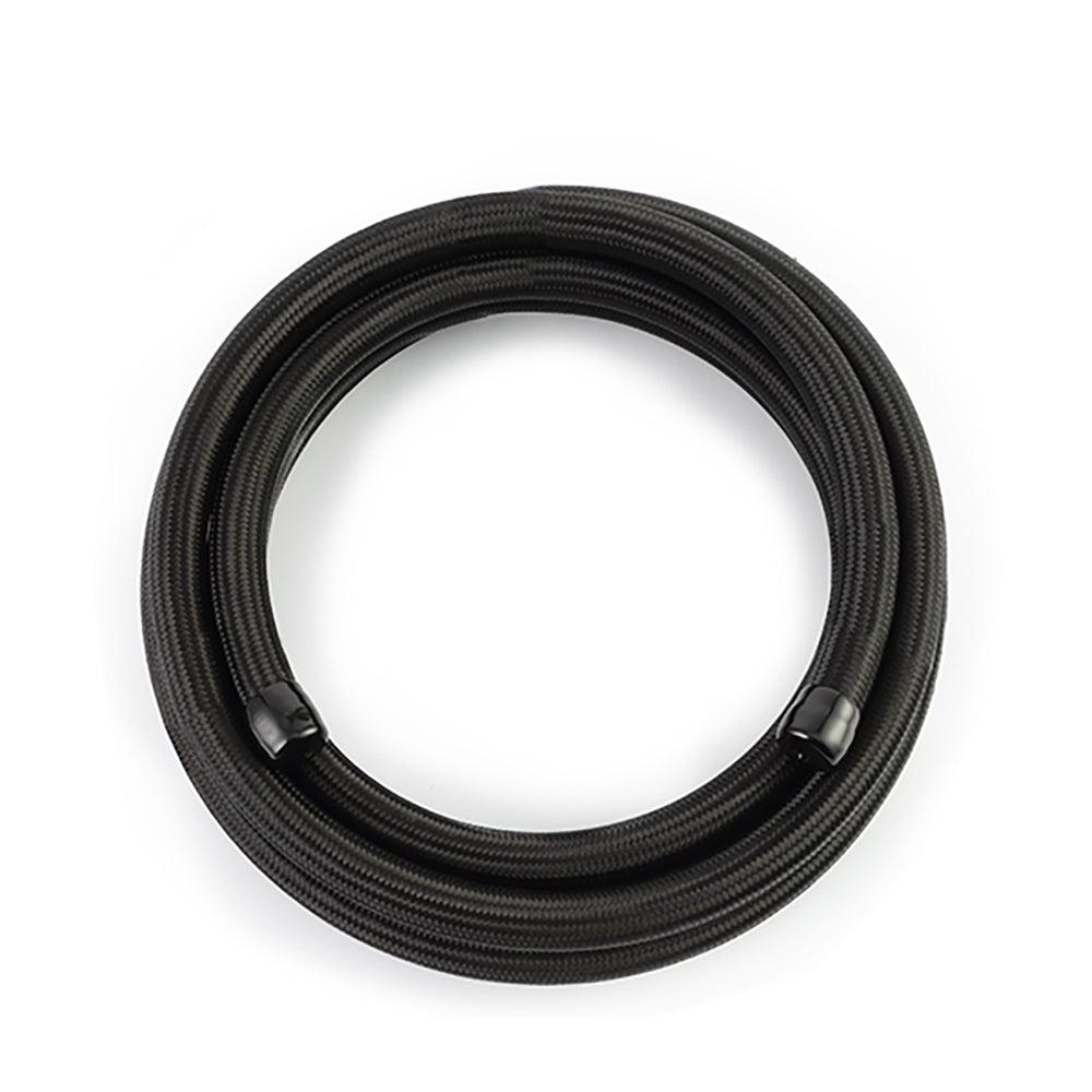 Braided -6AN 15Ft. Hose, Black