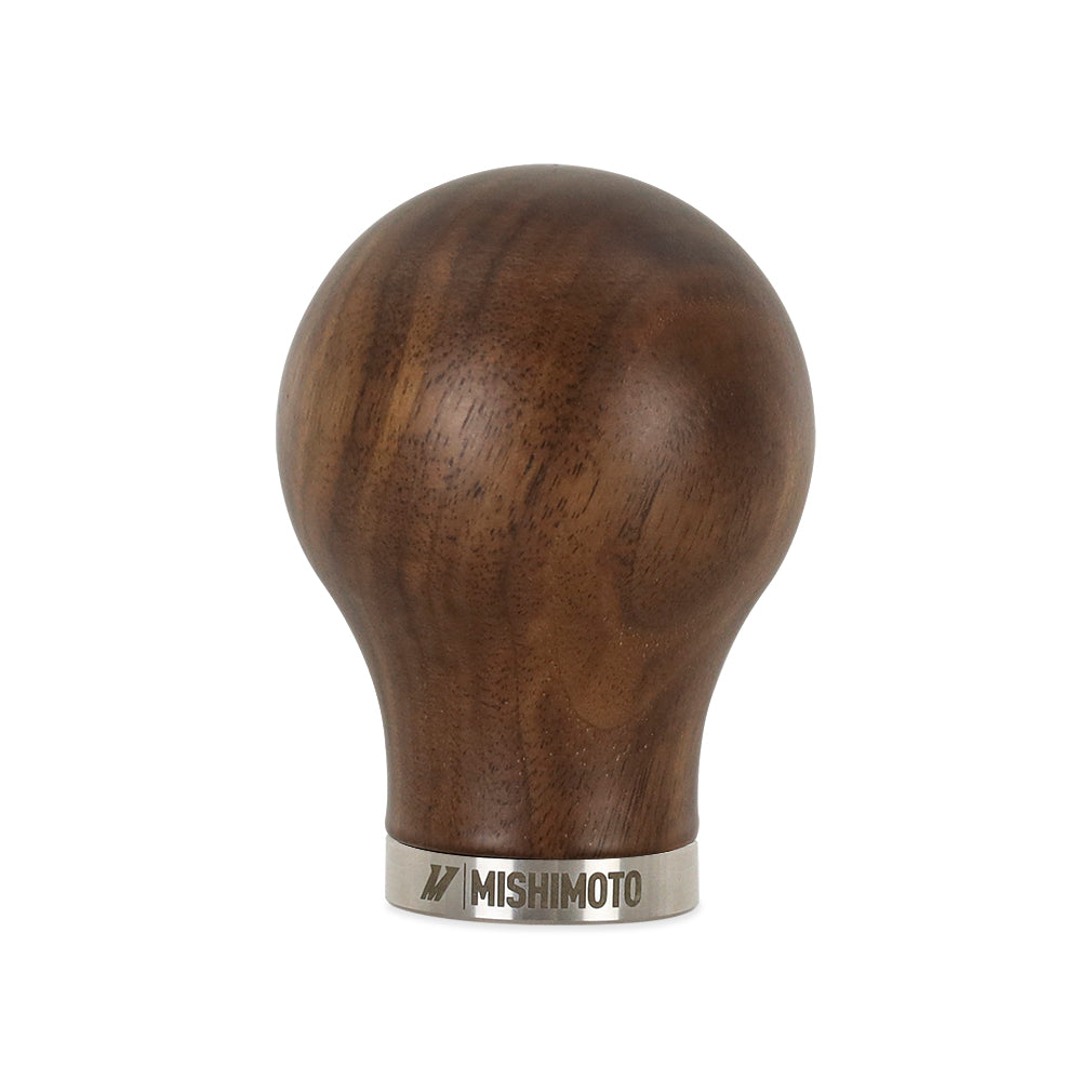 Round Steel Core Wood Shift Knob, Walnut