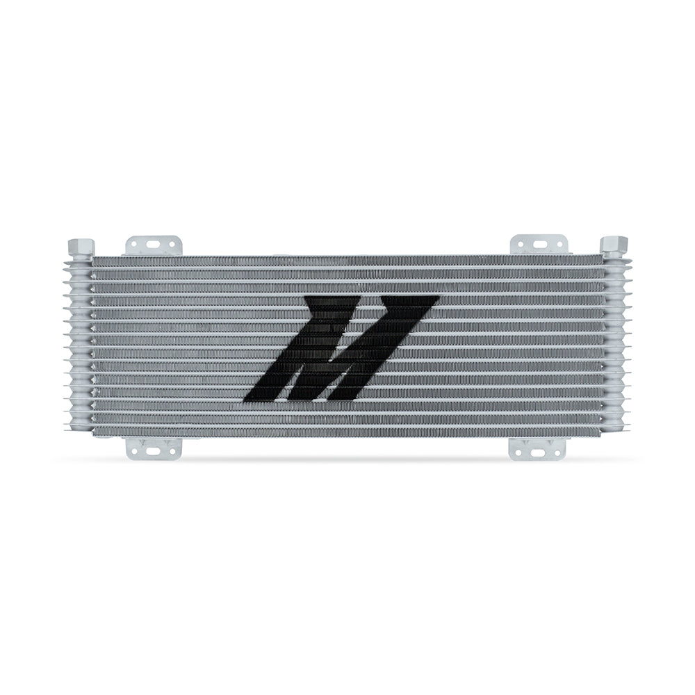 13-Row Stacked Plate Transmission Cooler Silver Mishimoto