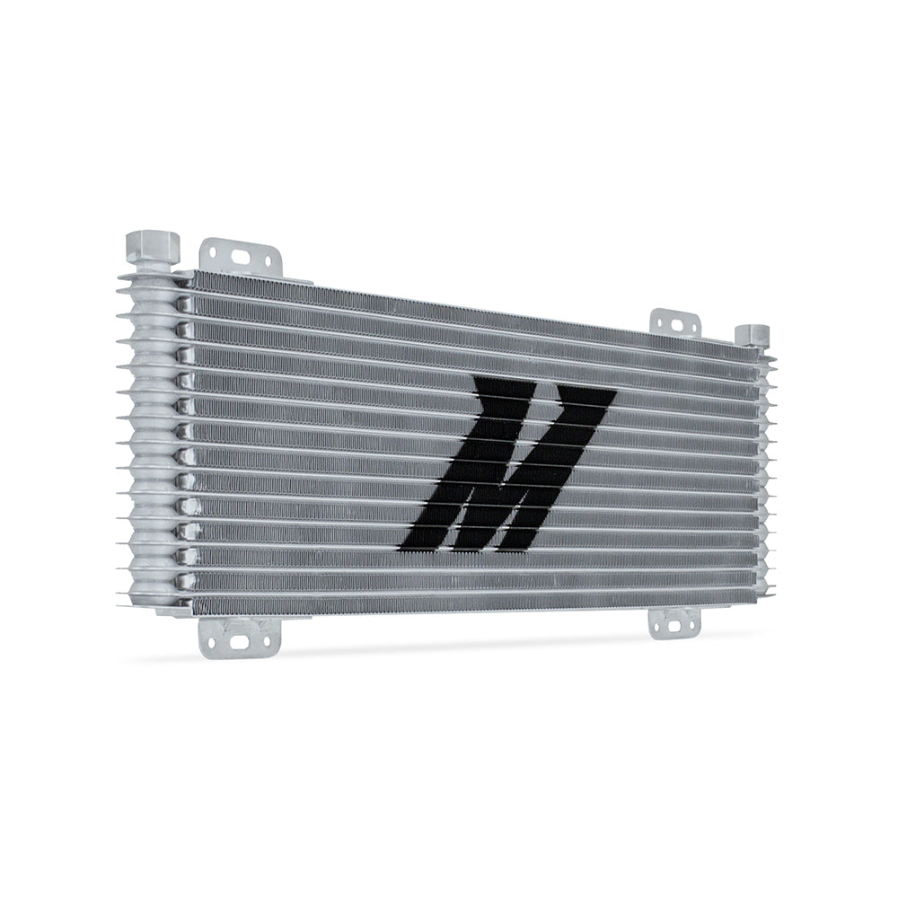 13-Row Stacked Plate Transmission Cooler Silver Mishimoto