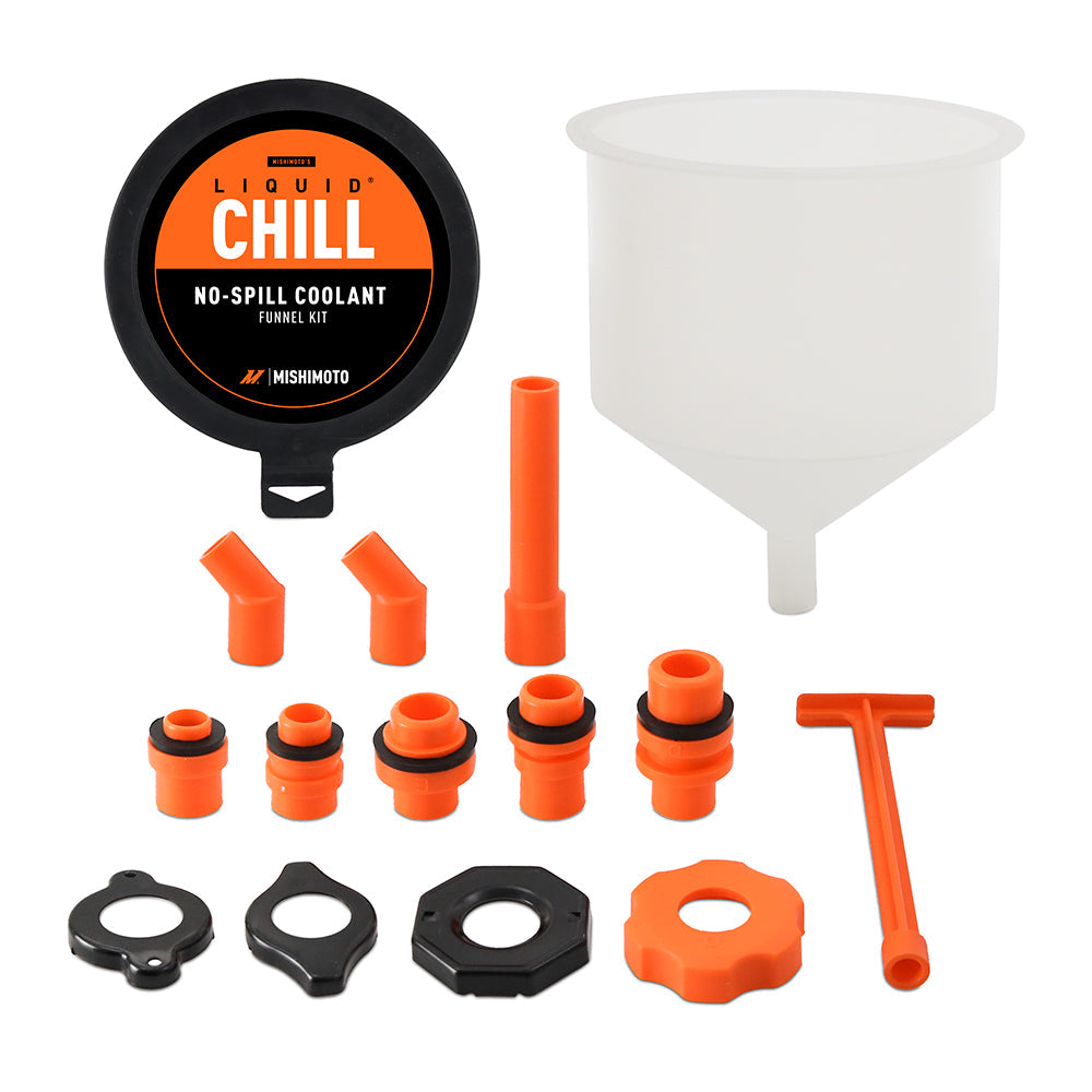 No-Spill Coolant Funnel Kit, 15pc Set