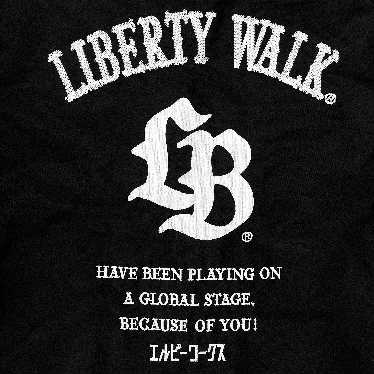 LB Coach Jacket Thorn Logo Black