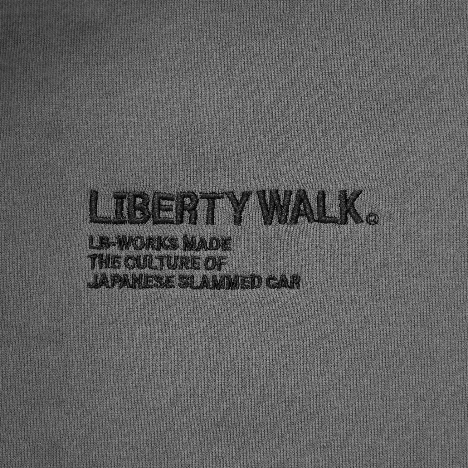 LB Thorn Embroidery Logo Hoodie Grey with Black