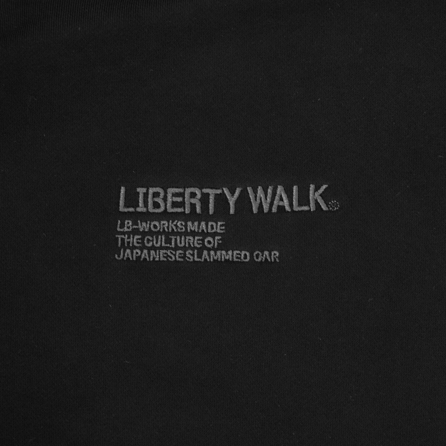 LB Thorn Embroidery Logo Hoodie Black with Grey