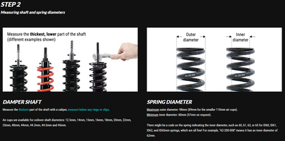 StanceParts Coilover XL Air Lift Cup System Front + Rear KIT