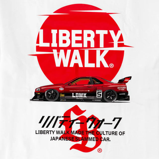 LB Sunrise Logo R34 Tee White