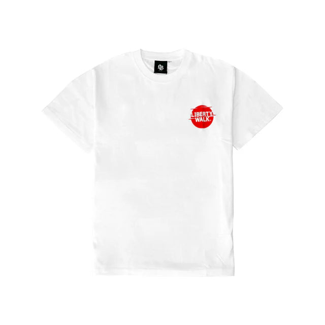 LB Sunrise Logo FD RX7 Tee -  White
