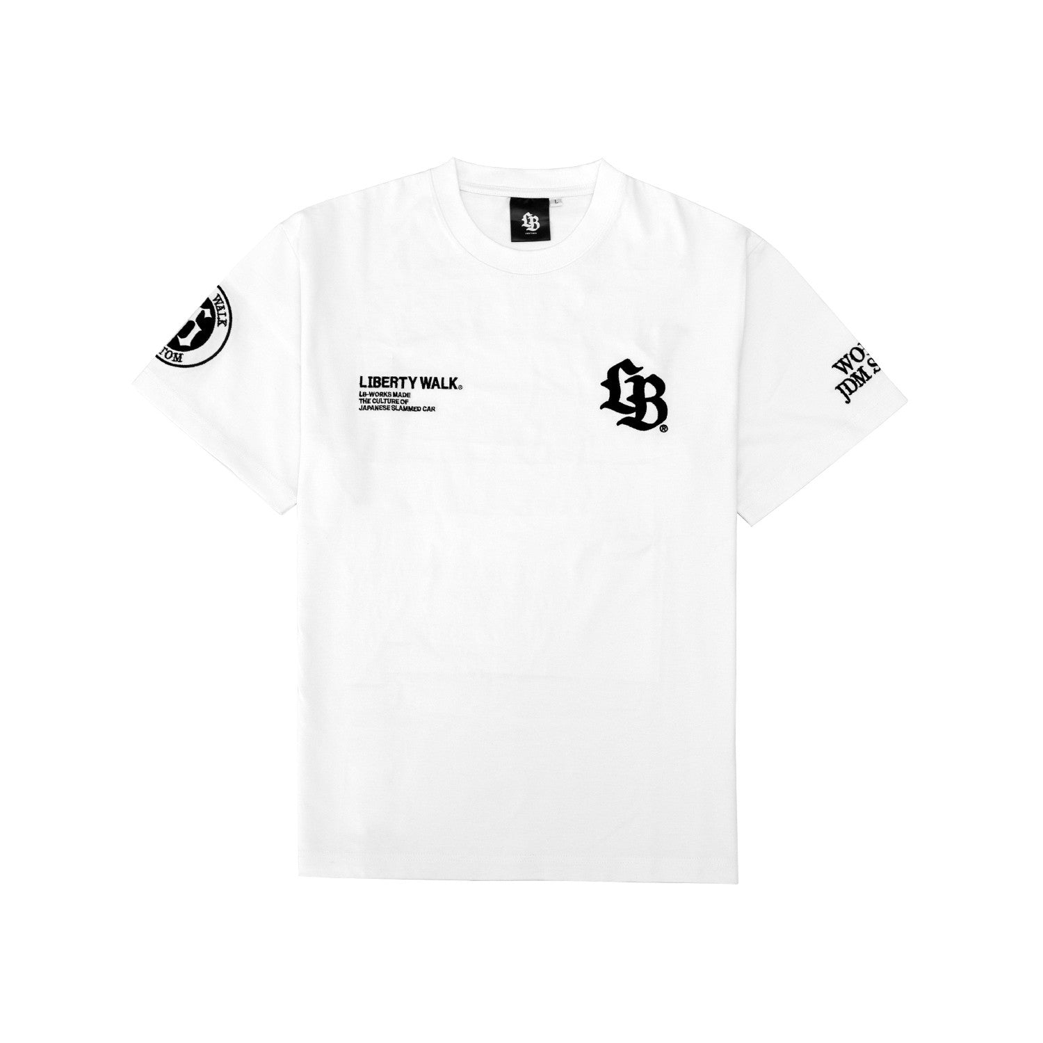 LB Thorn Logo Embroidery Tee White