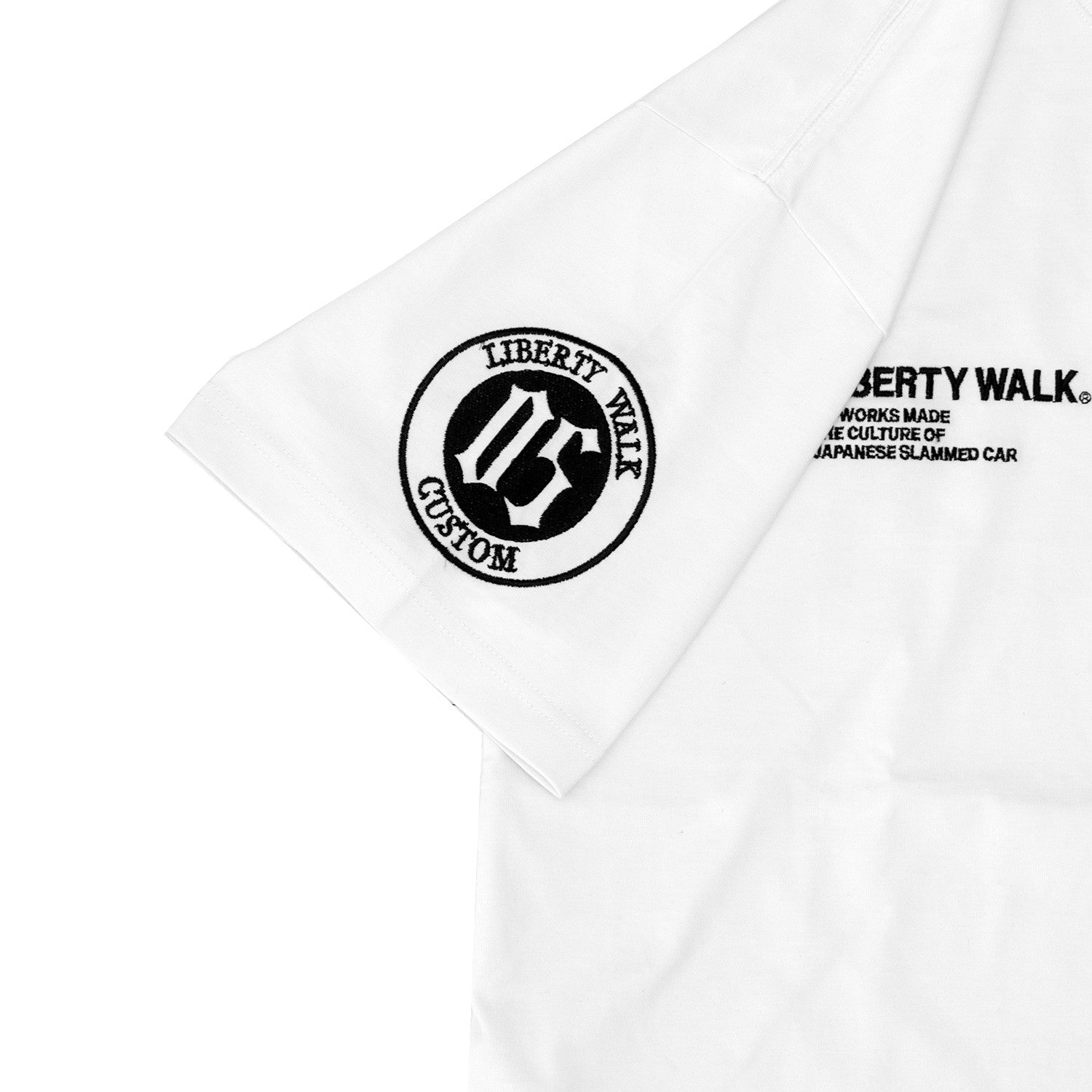 LB Thorn Logo Embroidery Tee White