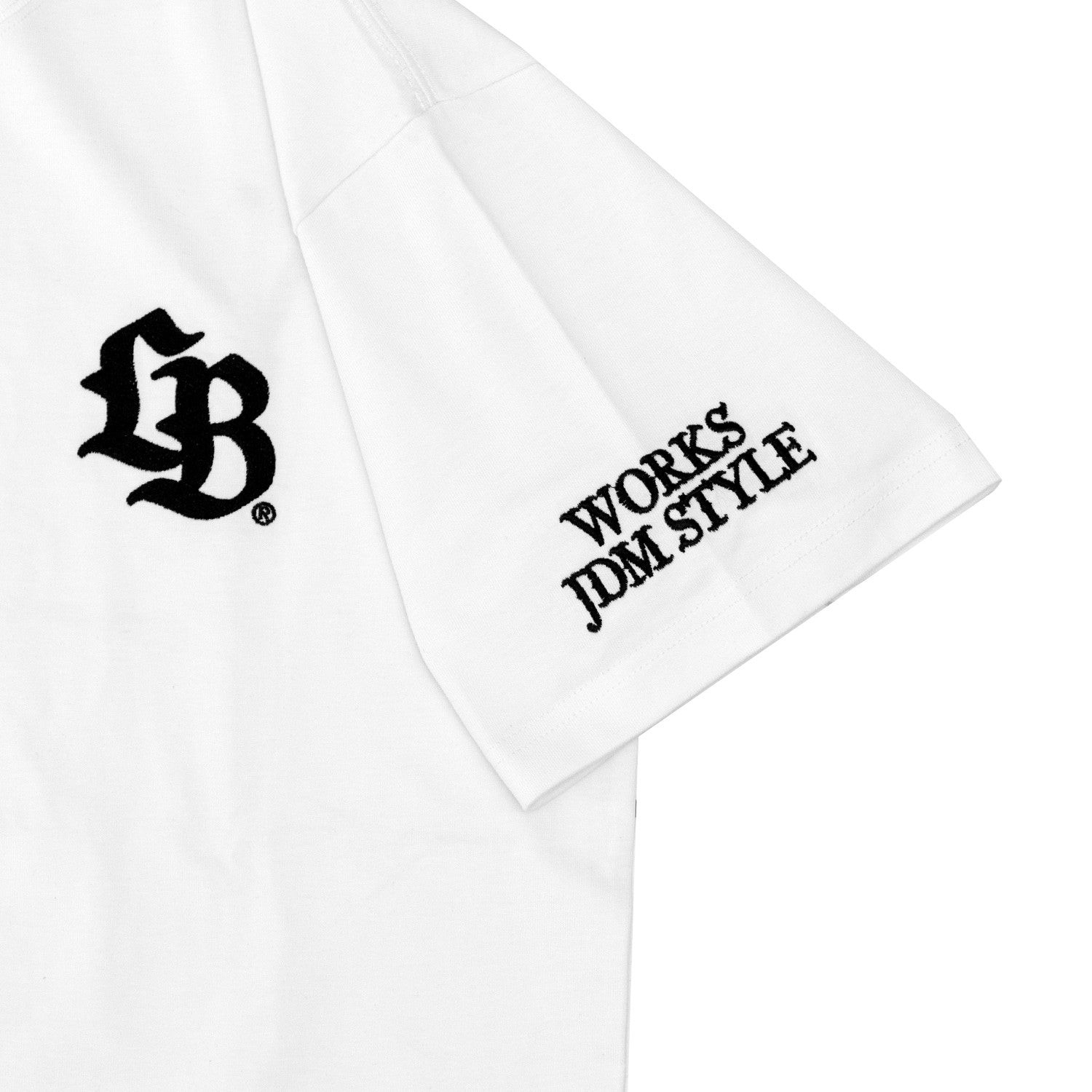 LB Thorn Logo Embroidery Tee White